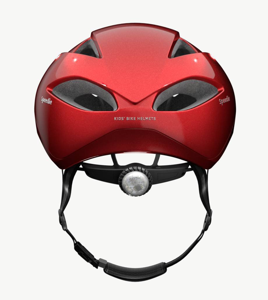 ダンベル持ち赤いキャラクター ストラップ SPEEDIE Red